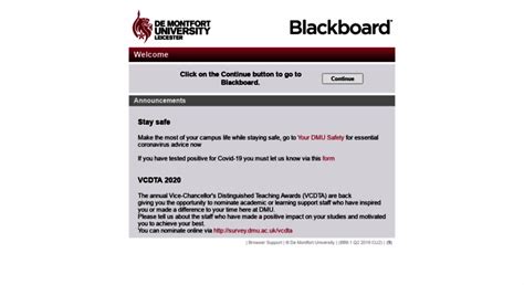 blackboard dmu.